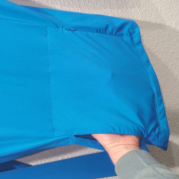 Title Nine Women's Long Sleeve Quarter Zip Sun Shirt Sunbuster Size Small Blue - Picture 3 of 5